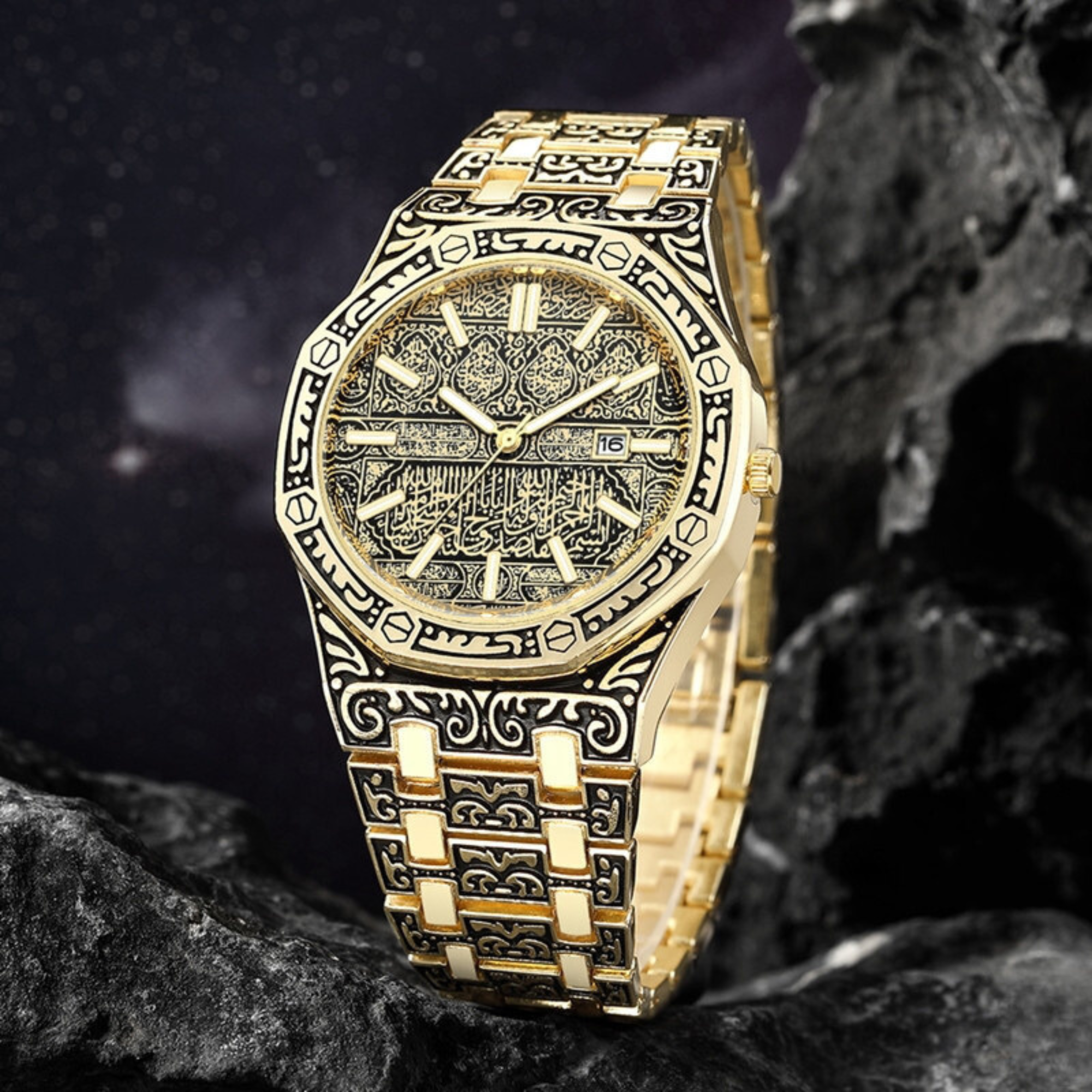 Vintage Octagonal Classic Men's Watches - Luminous & Waterproof #e288 - Image 6