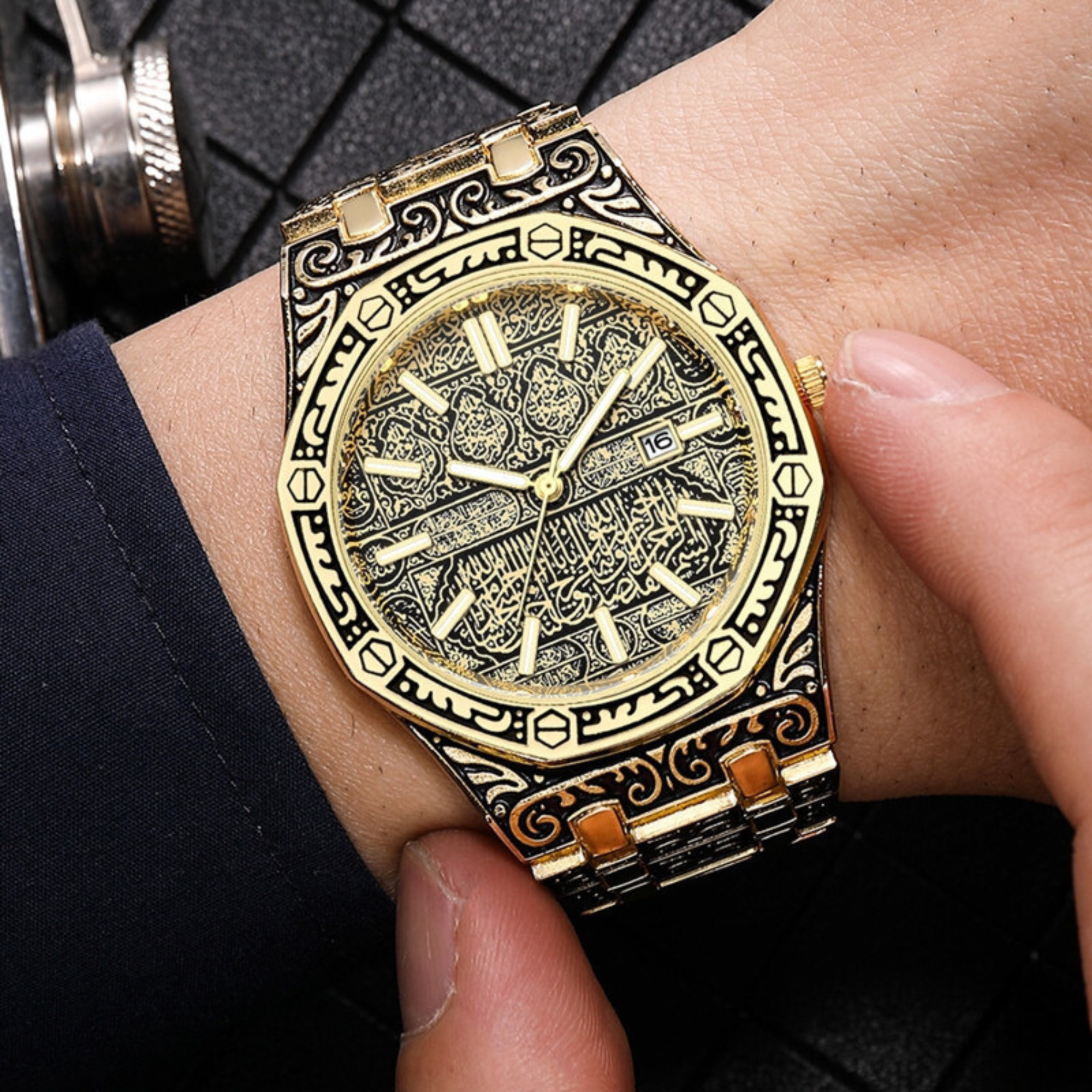 Vintage Octagonal Classic Men's Watches - Luminous & Waterproof #e288 - Image 8