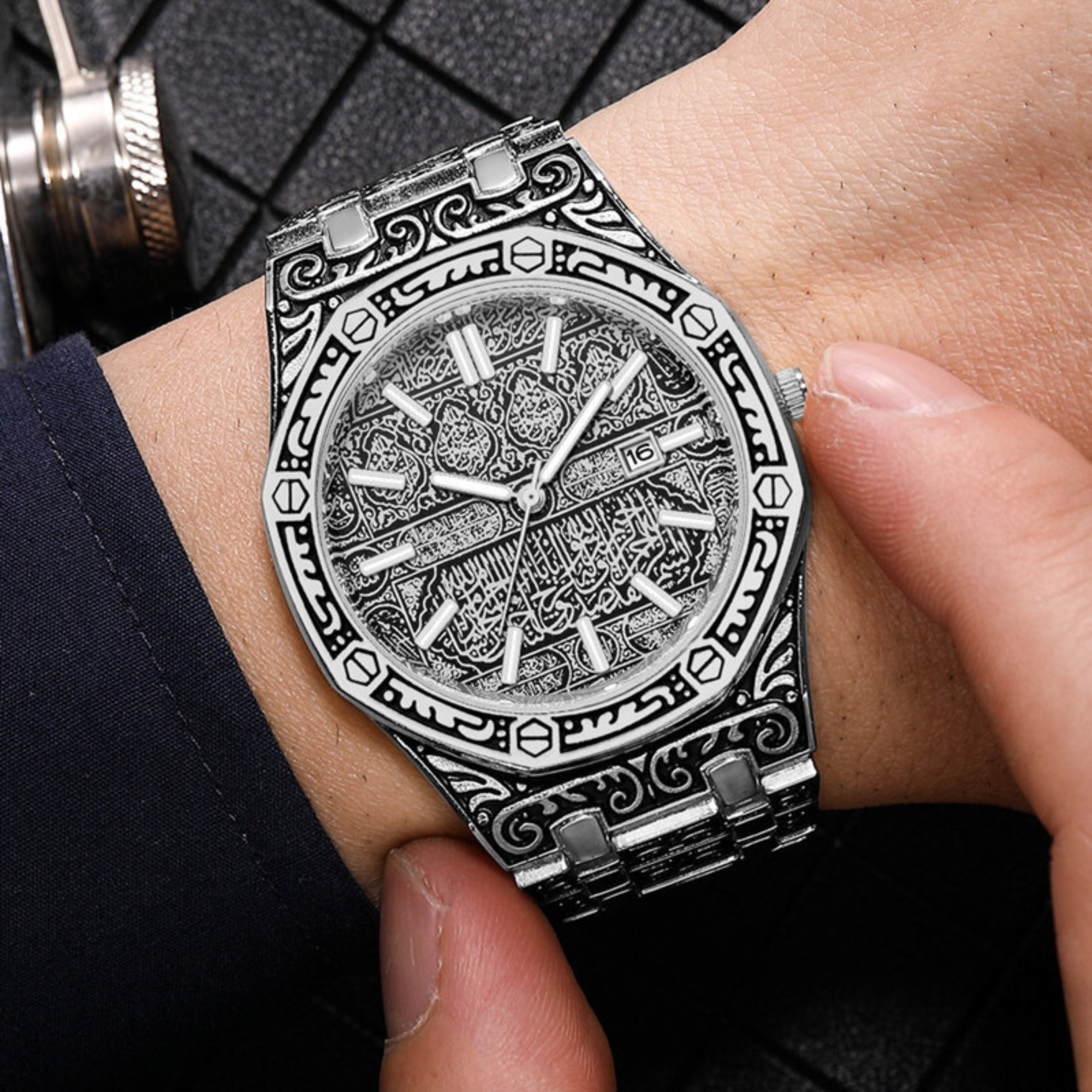 Vintage Octagonal Classic Men's Watches - Luminous & Waterproof #e288 - Image 9