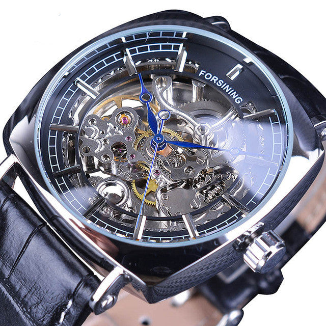 Men's Fashion Skeleton Automatic Mechanical Watch (Water Resistance) - Image 8