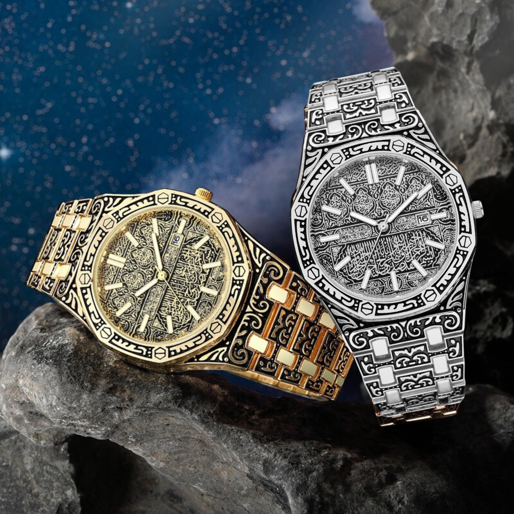 Vintage Octagonal Classic Men's Watches - Luminous & Waterproof #e288 - Image 10