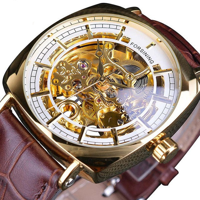 Men's Fashion Skeleton Automatic Mechanical Watch (Water Resistance) - Image 5