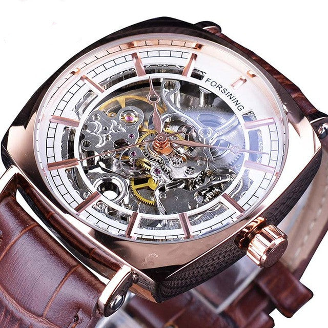 Men's Fashion Skeleton Automatic Mechanical Watch (Water Resistance) - Image 6