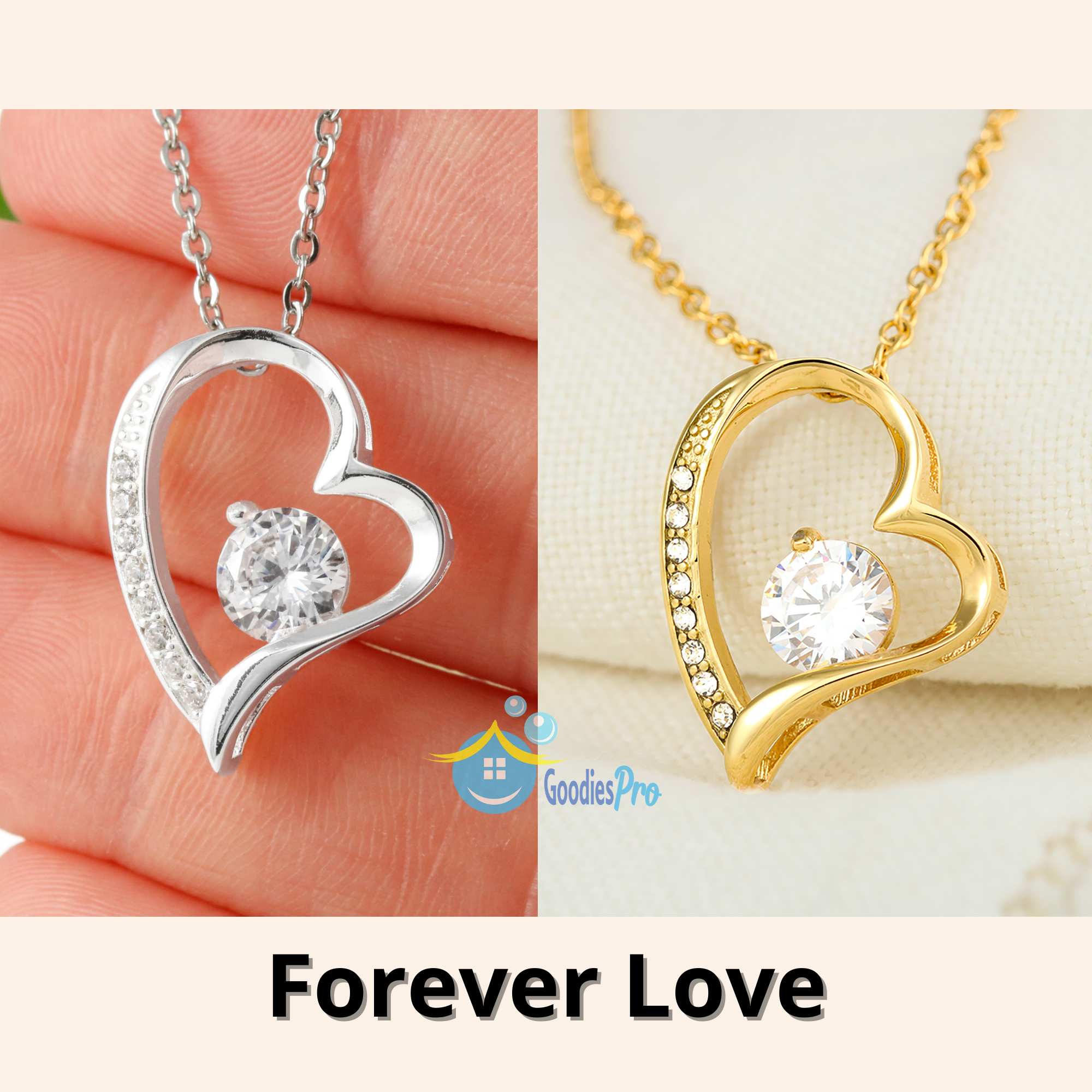 Best Gifts For Her - To My Girlfriend Personalized Forever Love Necklace - I cherish everything about you #e222 - Image 2