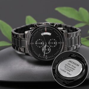 Personalized Groom Watch Gift From Bride - Our First Encounter #e89