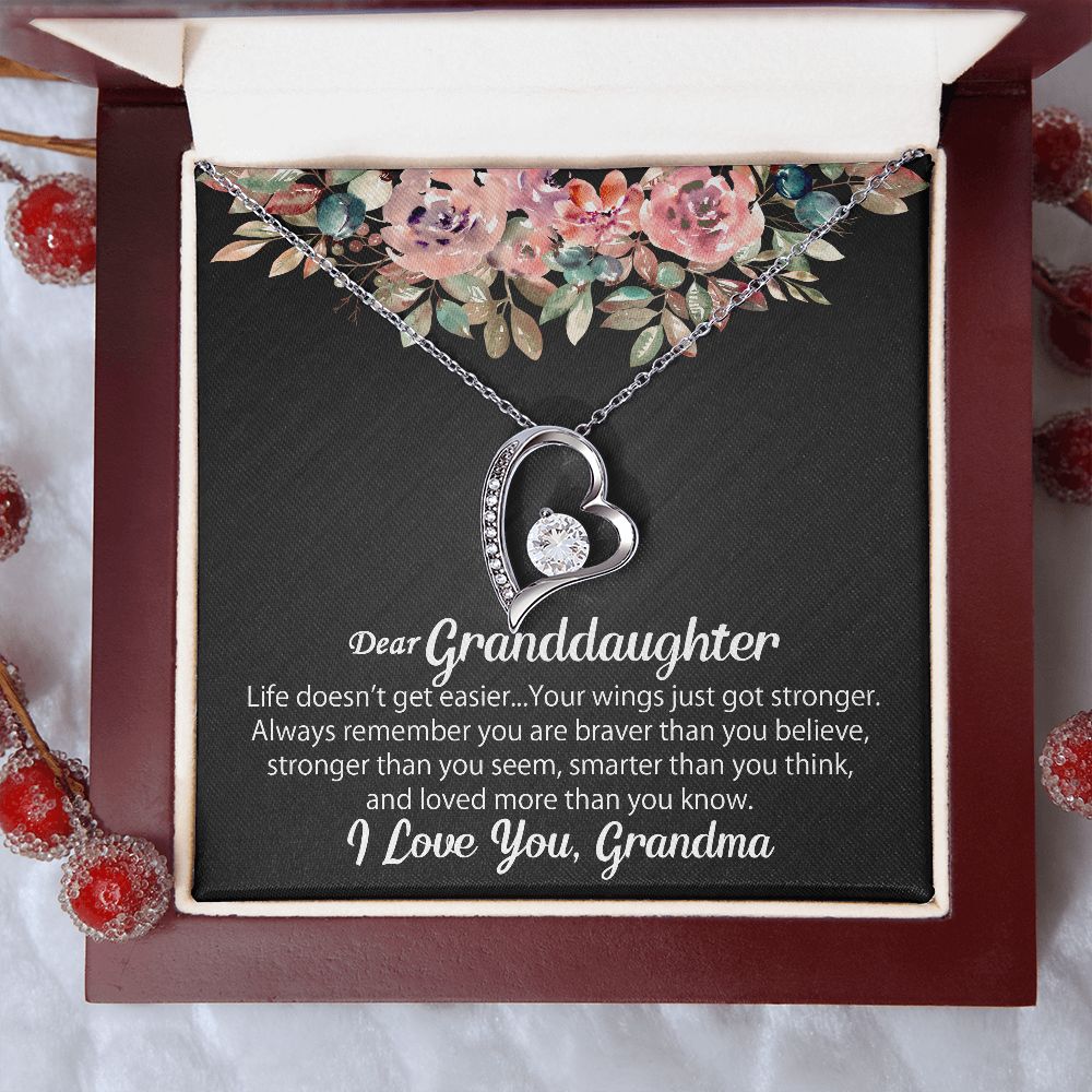 Personalized To My Granddaughter Necklace Gift From Grandma - Forever Love #e102 - Image 7