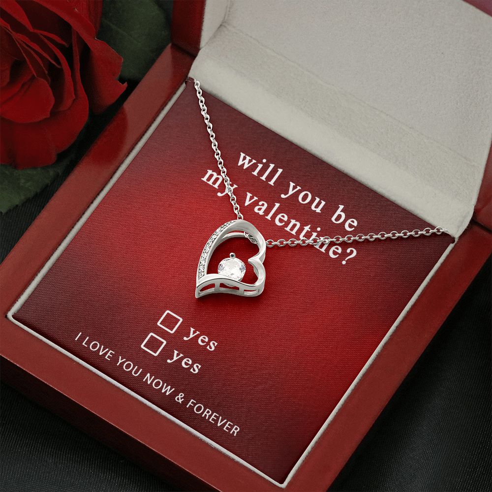 Best Gifts For Her - Will You Be My Valentine Gift - Forever Love Necklace #e223 - Image 14