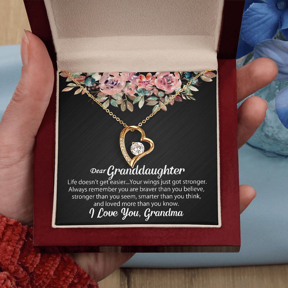 Personalized To My Granddaughter Necklace Gift From Grandma - Forever Love #e102 - Image 8