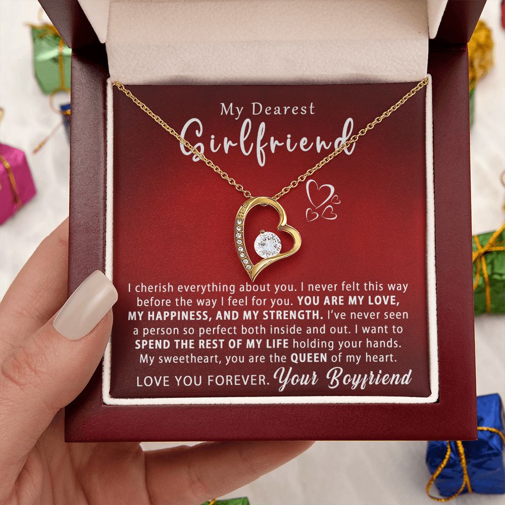 Best Gifts For Her - To My Girlfriend Personalized Forever Love Necklace - I cherish everything about you #e222 - Image 13