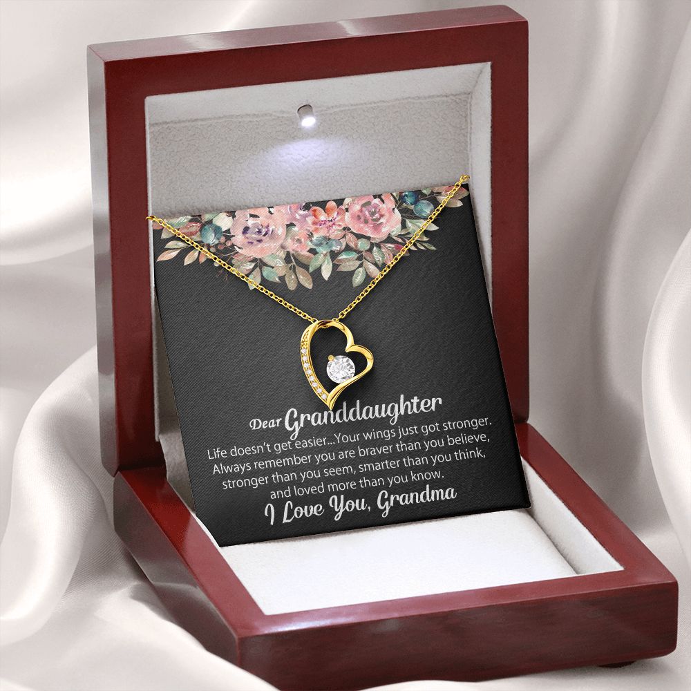 Personalized To My Granddaughter Necklace Gift From Grandma - Forever Love #e102 - Image 9
