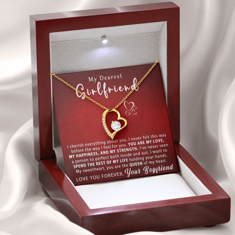 Best Gifts For Her - To My Girlfriend Personalized Forever Love Necklace - I cherish everything about you #e222 - Image 12