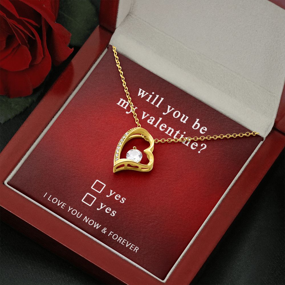 Best Gifts For Her - Will You Be My Valentine Gift - Forever Love Necklace #e223 - Image 15