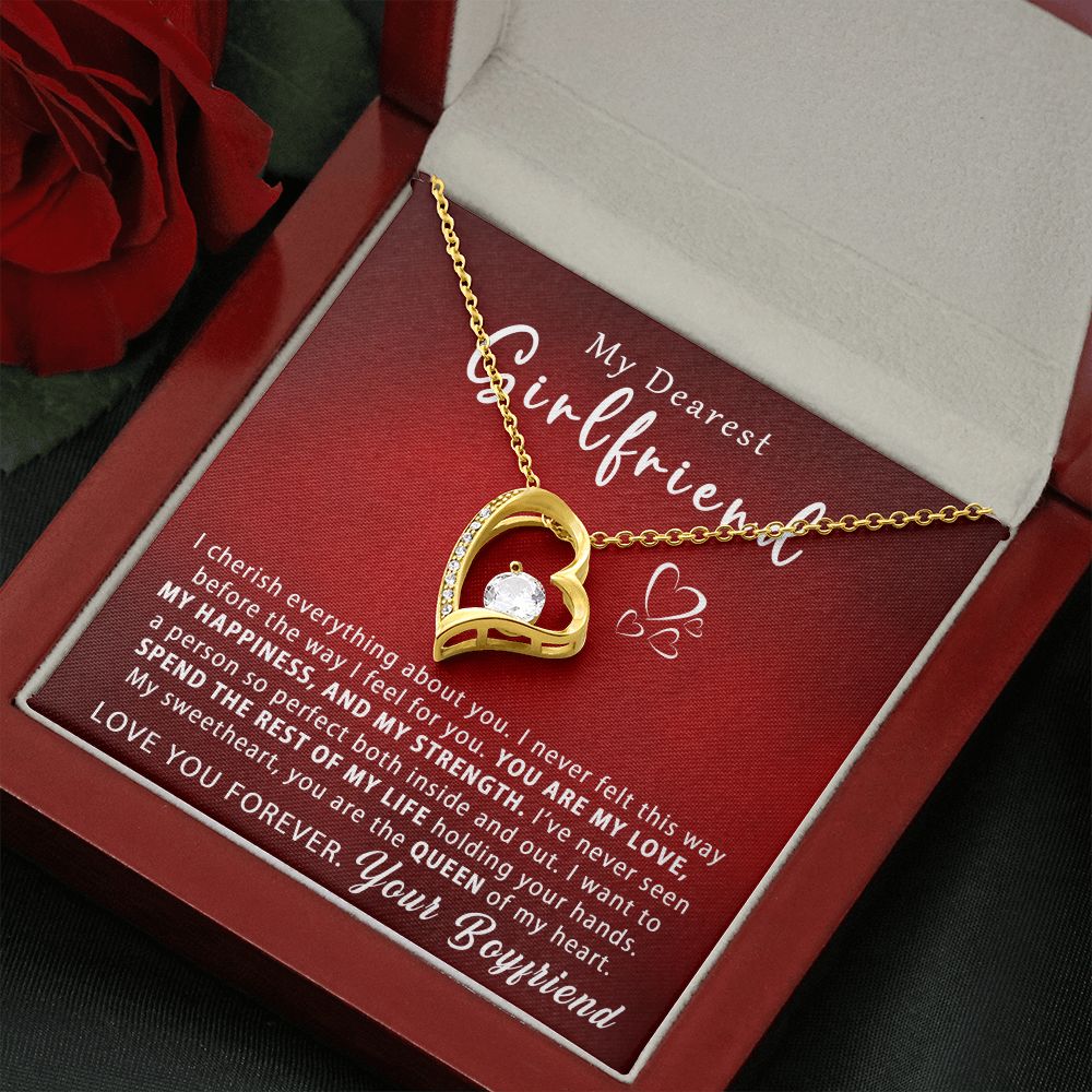 Best Gifts For Her - To My Girlfriend Personalized Forever Love Necklace - I cherish everything about you #e222 - Image 19