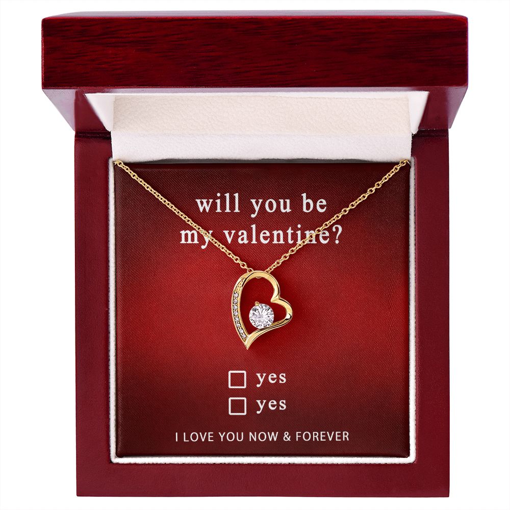 Best Gifts For Her - Will You Be My Valentine Gift - Forever Love Necklace #e223 - Image 18