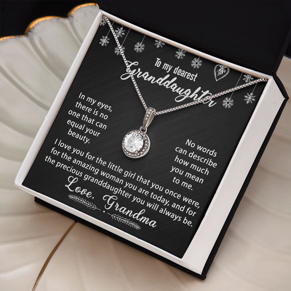 To My Granddaughter Necklace Gift - In my eyes - Eternal Hope #e171 - Image 6