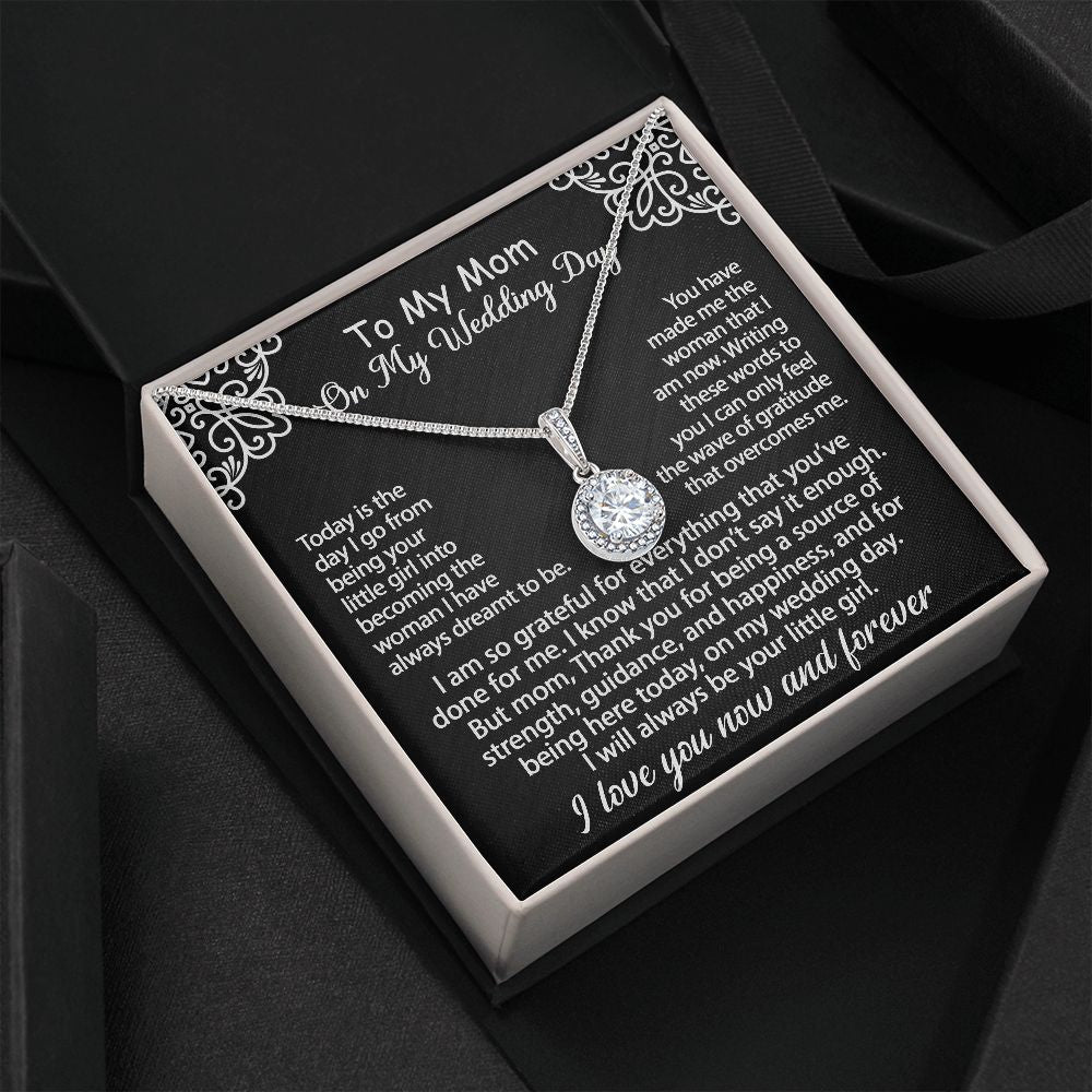 To My Mom Jewelry Gift Set On My Wedding Day - I am so grateful - Eternal Hope #e182 - Image 4