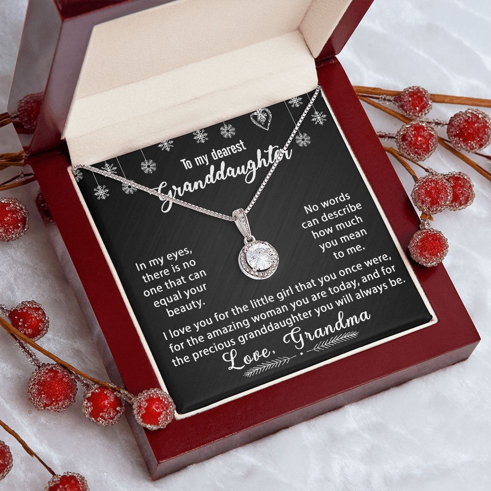 To My Granddaughter Necklace Gift - In my eyes - Eternal Hope #e171 - Image 7