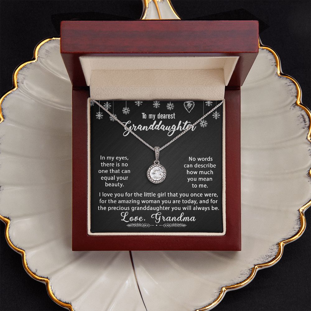 To My Granddaughter Necklace Gift - In my eyes - Eternal Hope #e171 - Image 8