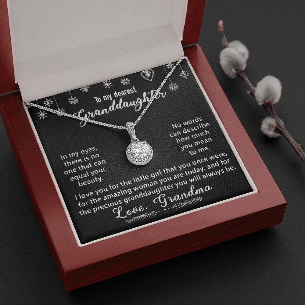 To My Granddaughter Necklace Gift - In my eyes - Eternal Hope #e171 - Image 9