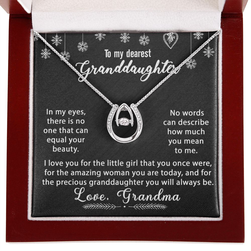 To My Granddaughter Necklace Gift - In my eyes - Lucky In Love #e170 - Image 11