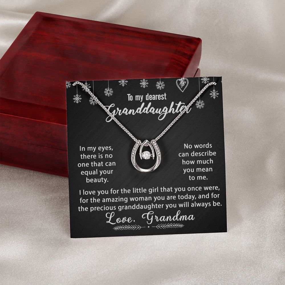To My Granddaughter Necklace Gift - In my eyes - Lucky In Love #e170 - Image 12