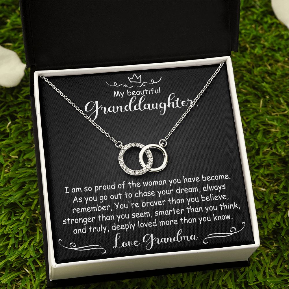 To My Granddaughter Necklace Gift - I'm so proud - Perfect Pair #e98 - Image 10