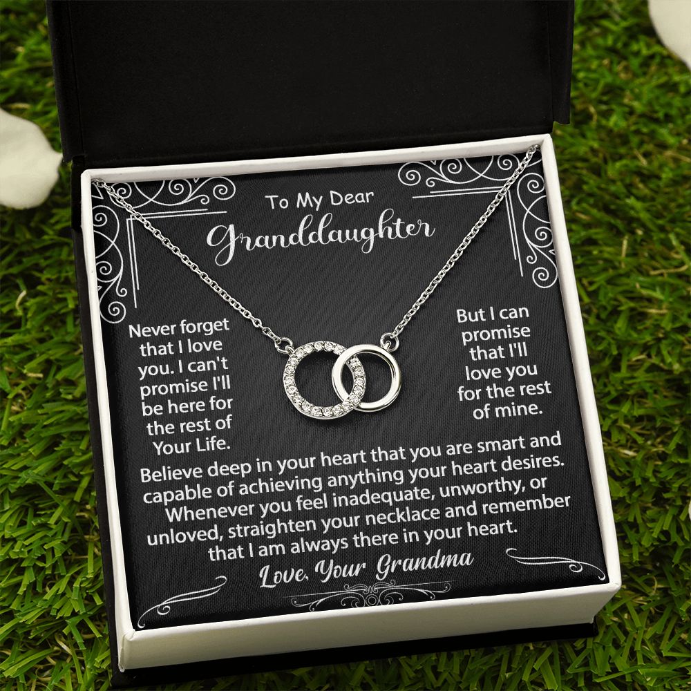 To My Granddaughter Necklace Gift - Believe deep in your heart - Perfect Pair #e113 - Image 6