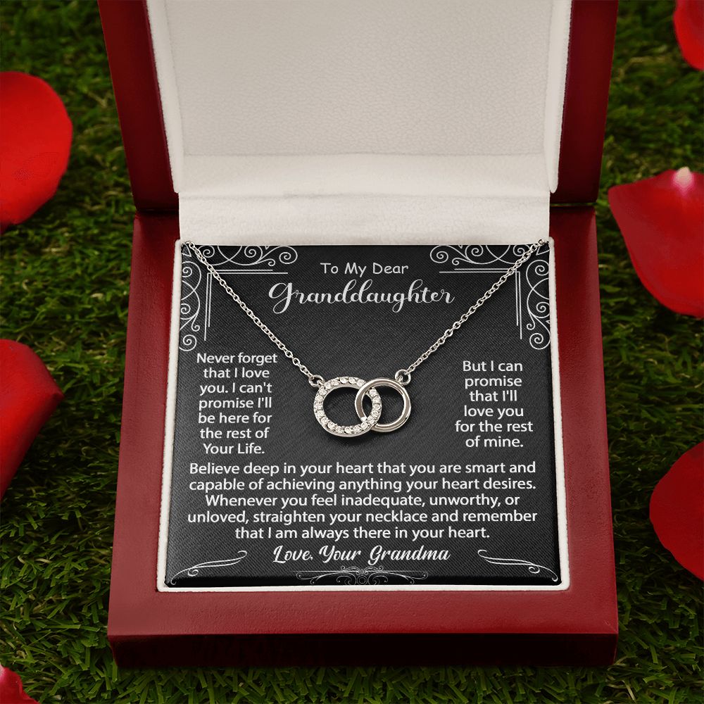 To My Granddaughter Necklace Gift - Believe deep in your heart - Perfect Pair #e113 - Image 11