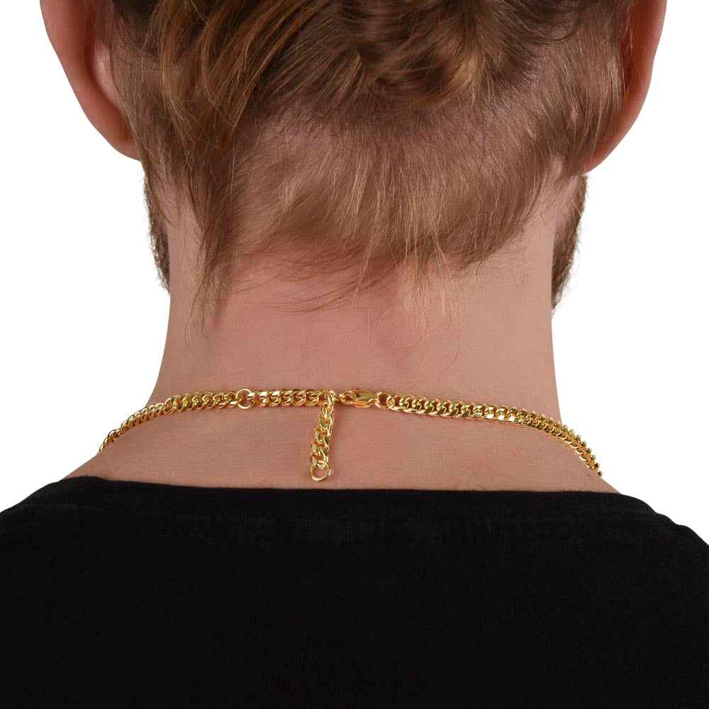 To My Boyfriend Gift - Falling in love - Cuban Link Chain Necklace #e52 - Image 13