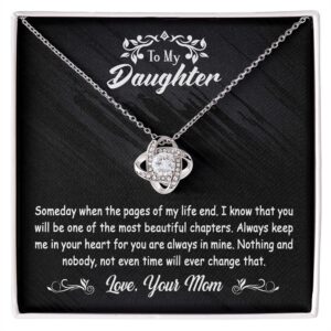 To My Daughter Gift From Mom - Love Knot #e117