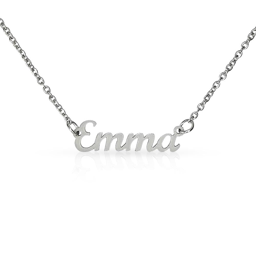 Custom Name Necklace - Personalized Message Card Jewelry- Jewelry Inns
