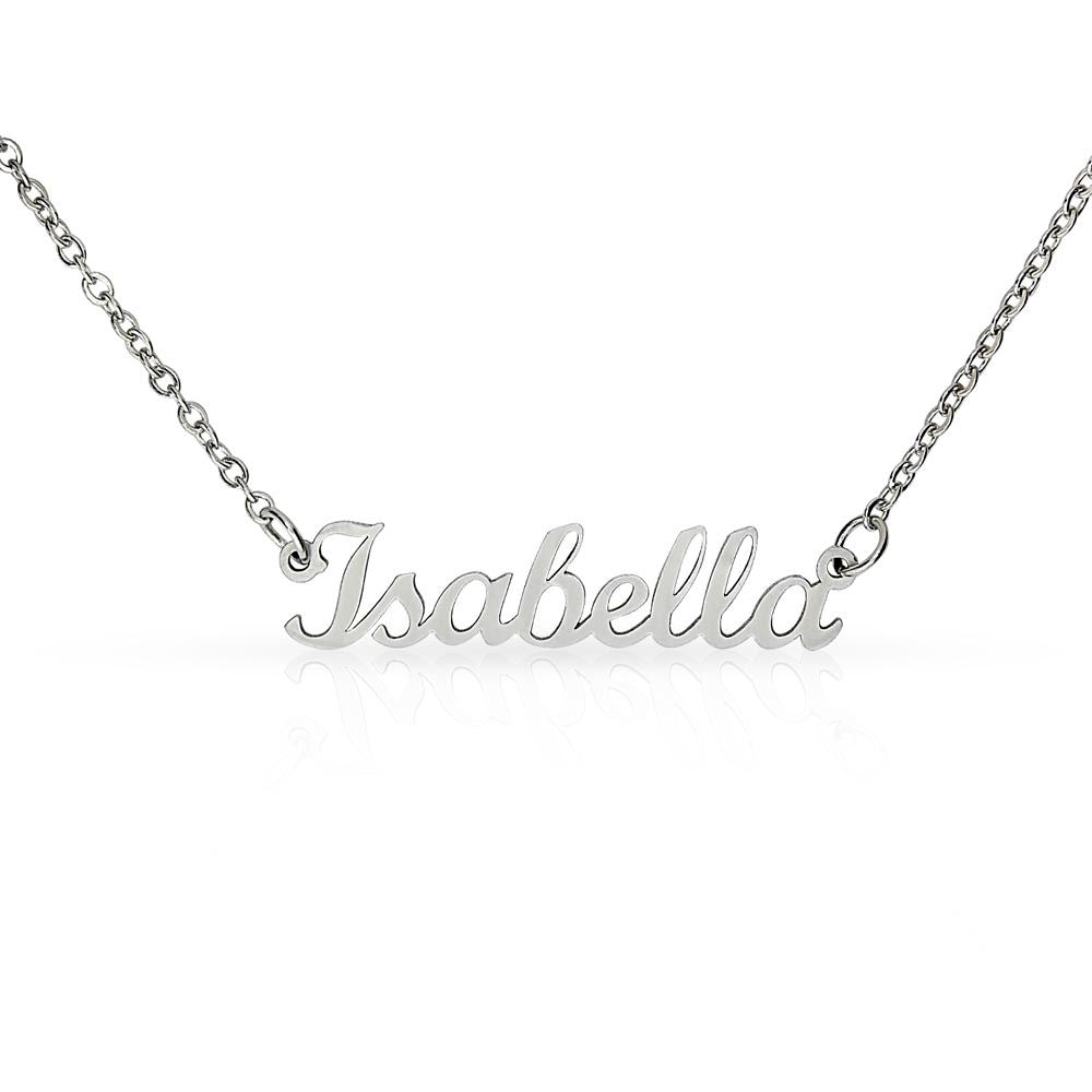 Custom Name Necklace - Personalized Message Card Jewelry- Jewelry Inns