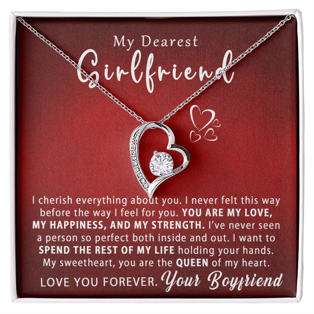 Best Gifts For Her - To My Girlfriend Personalized Forever Love Necklace - I cherish everything about you #e222 - Image 15