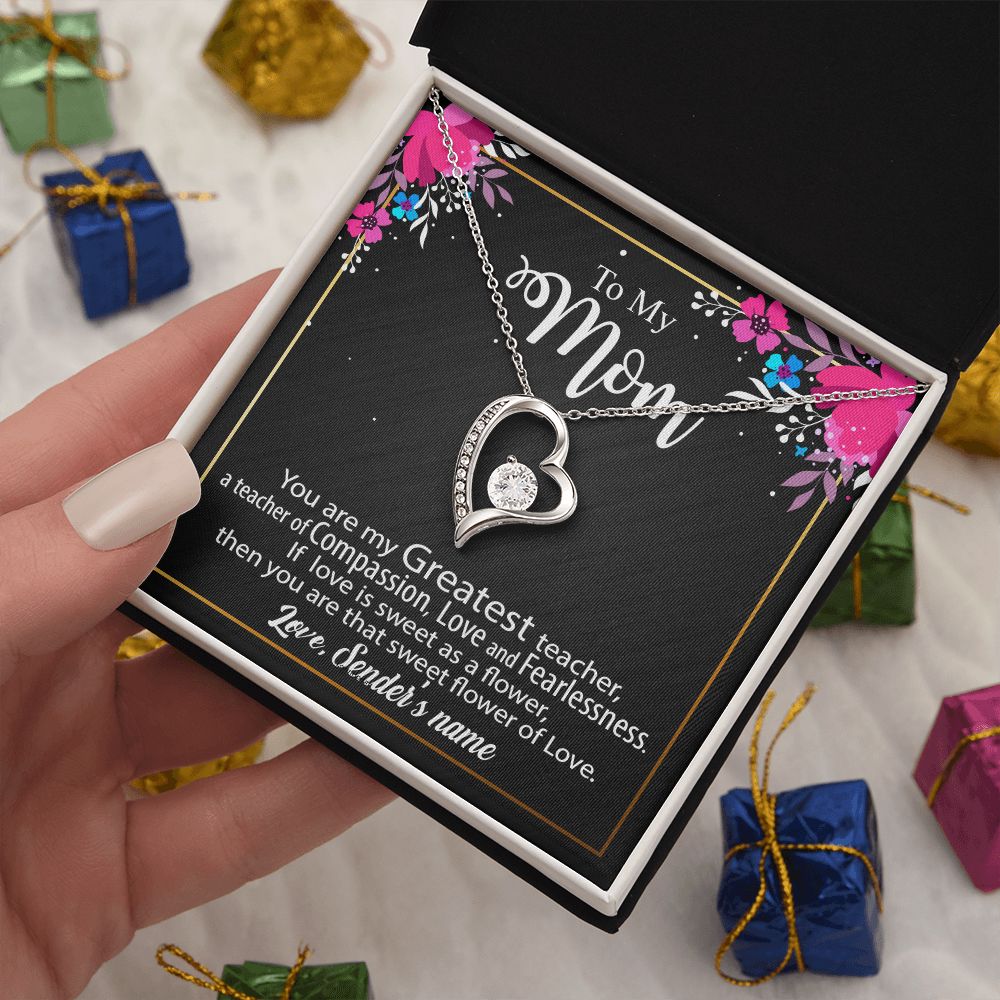 Personalized Necklace For Mom - Mothers Day Gift Ideas, Birthday Christmas Gift for Mom Forever Love - Custom name #az23e133 - Image 2