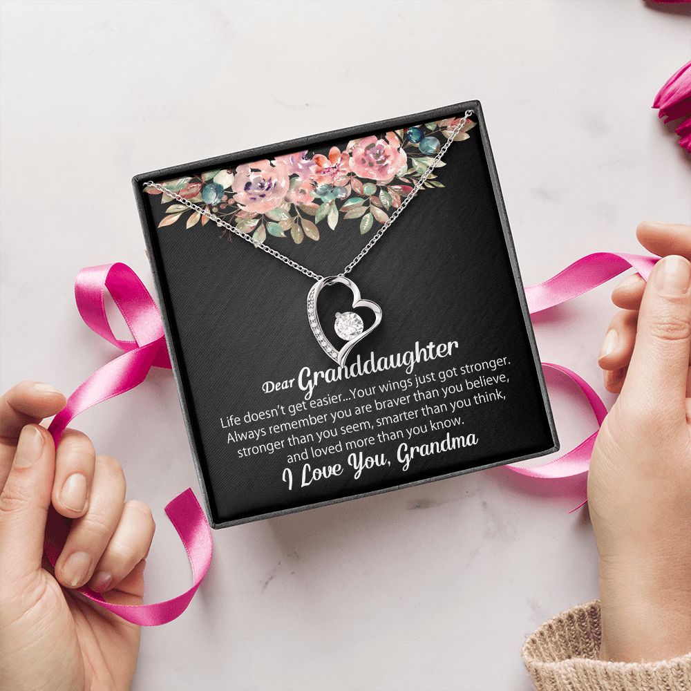 Personalized To My Granddaughter Necklace Gift From Grandma - Forever Love #e102 - Image 13