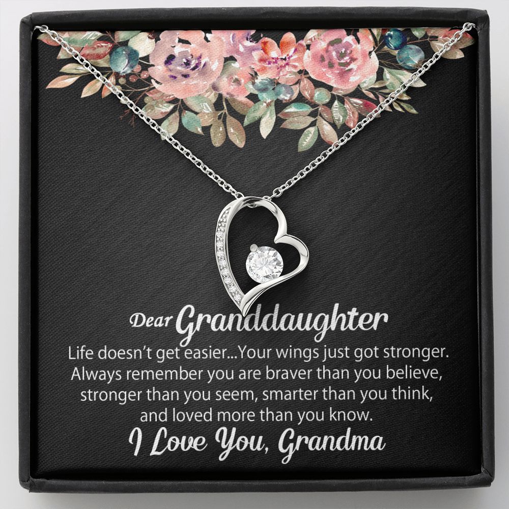 Personalized To My Granddaughter Necklace Gift From Grandma - Forever Love #e102 - Image 15