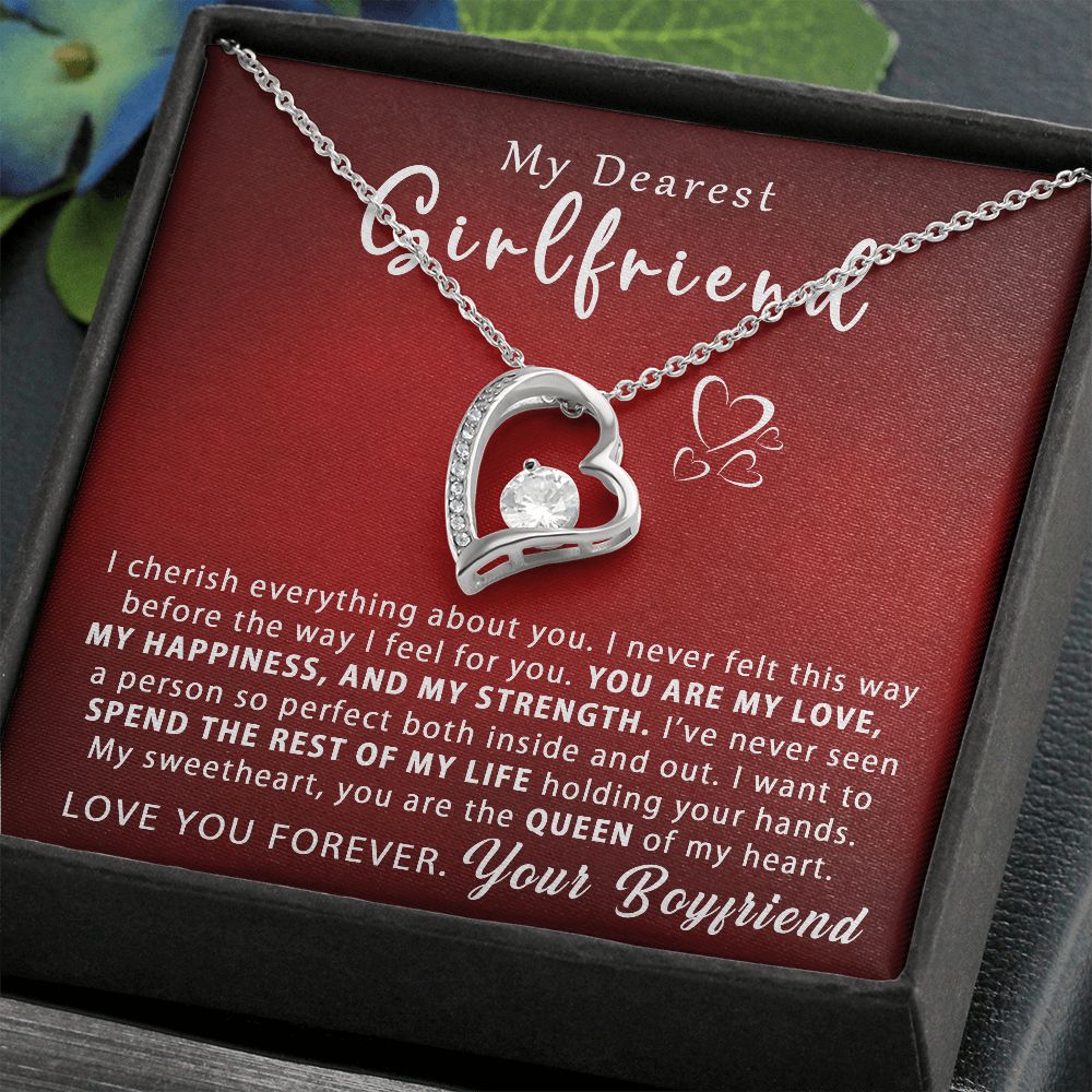 Best Gifts For Her - To My Girlfriend Personalized Forever Love Necklace - I cherish everything about you #e222 - Image 6
