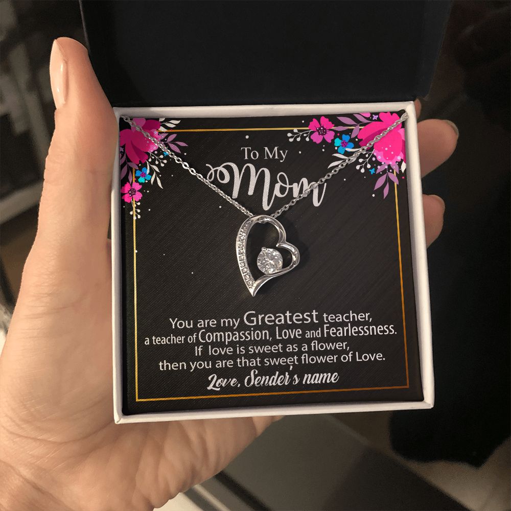 Personalized Necklace For Mom - Mothers Day Gift Ideas, Birthday Christmas Gift for Mom Forever Love - Custom name #az23e133 - Image 11