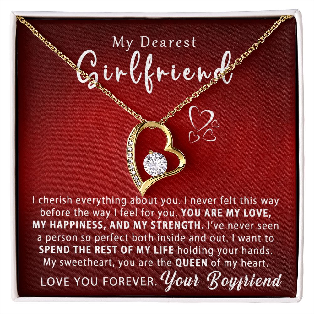 Best Gifts For Her - To My Girlfriend Personalized Forever Love Necklace - I cherish everything about you #e222 - Image 16
