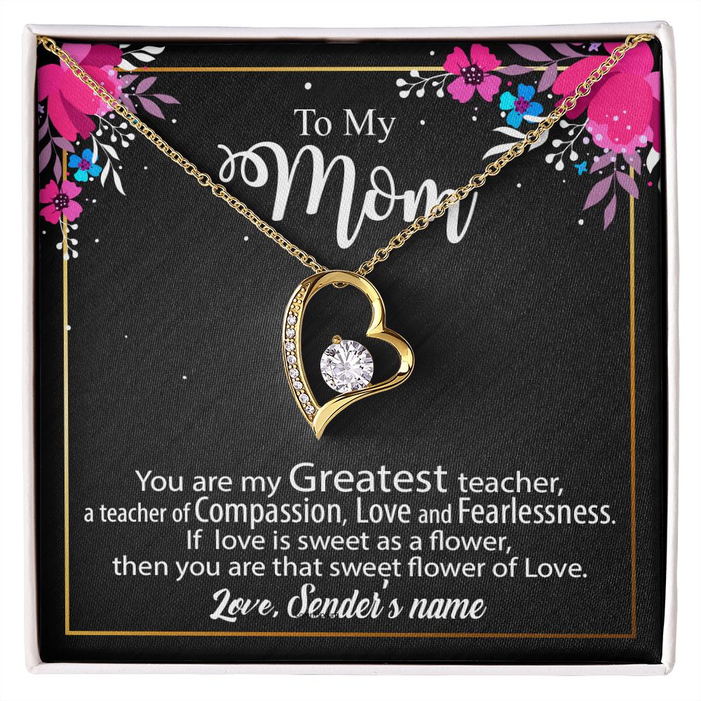 Personalized Necklace For Mom - Mothers Day Gift Ideas, Birthday Christmas Gift for Mom Forever Love - Custom name #az23e133 - Image 4