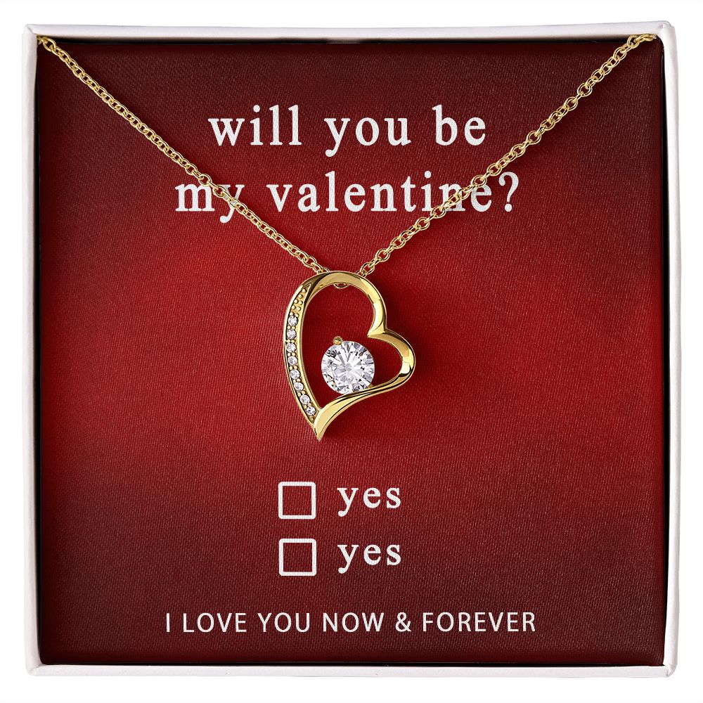 Best Gifts For Her - Will You Be My Valentine Gift - Forever Love Necklace #e223 - Image 2