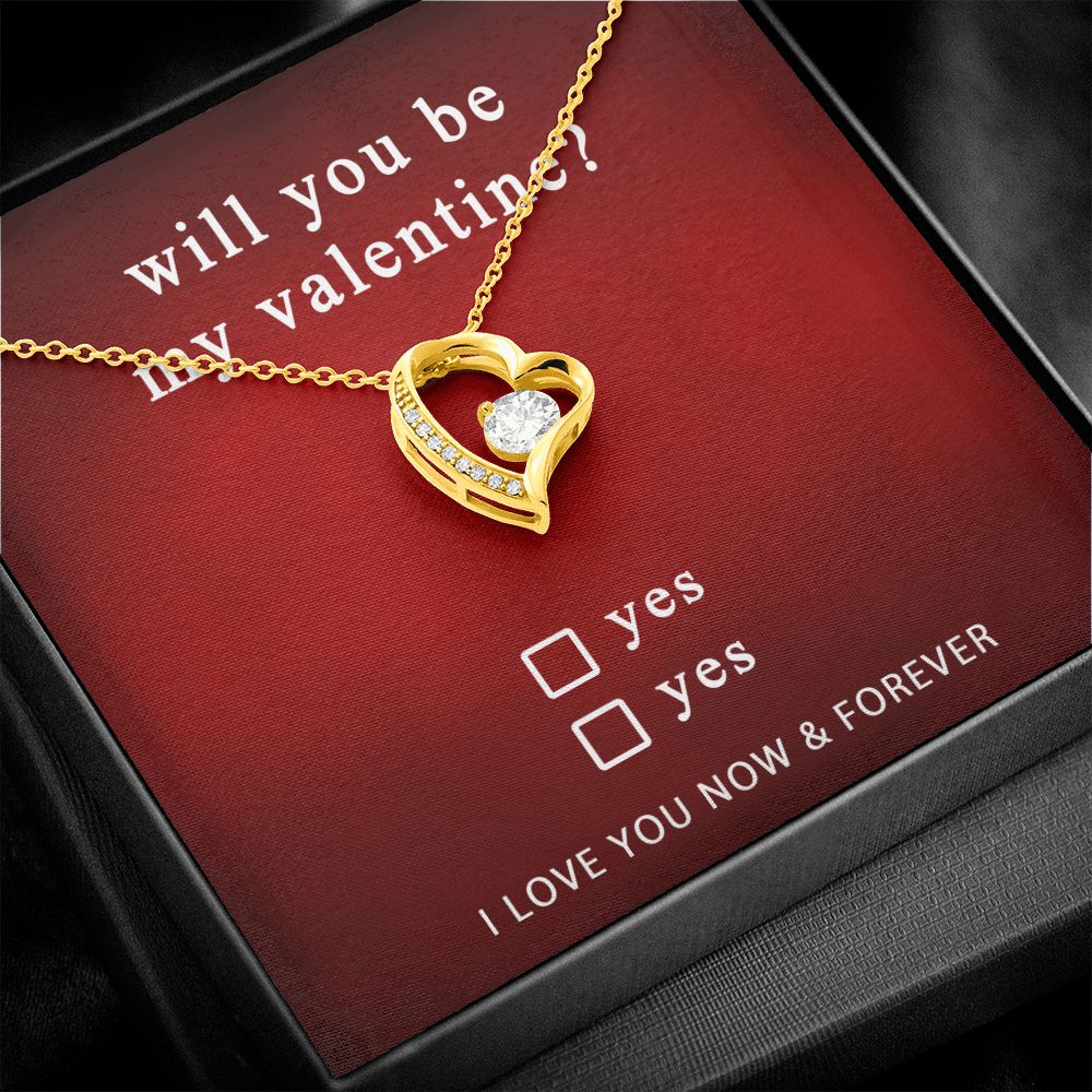 Best Gifts For Her - Will You Be My Valentine Gift - Forever Love Necklace #e223 - Image 13