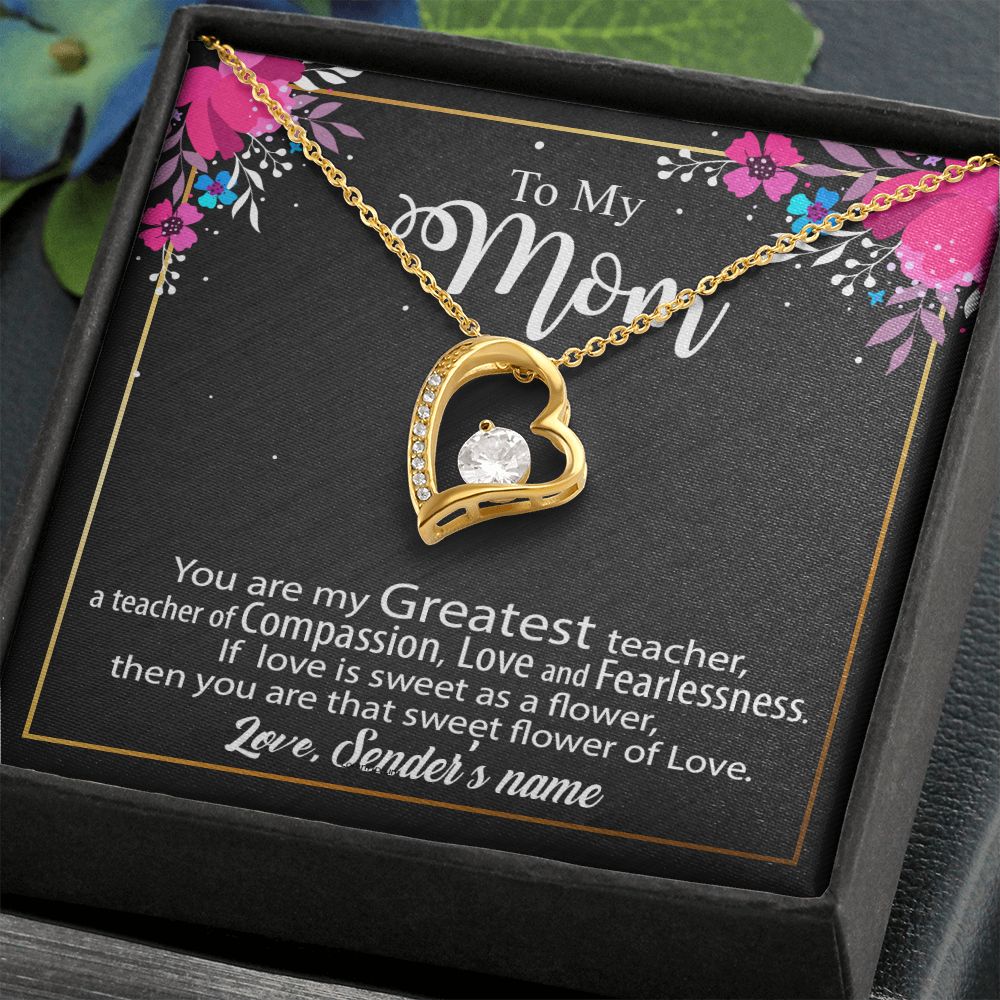 Personalized Necklace For Mom - Mothers Day Gift Ideas, Birthday Christmas Gift for Mom Forever Love - Custom name #az23e133 - Image 6