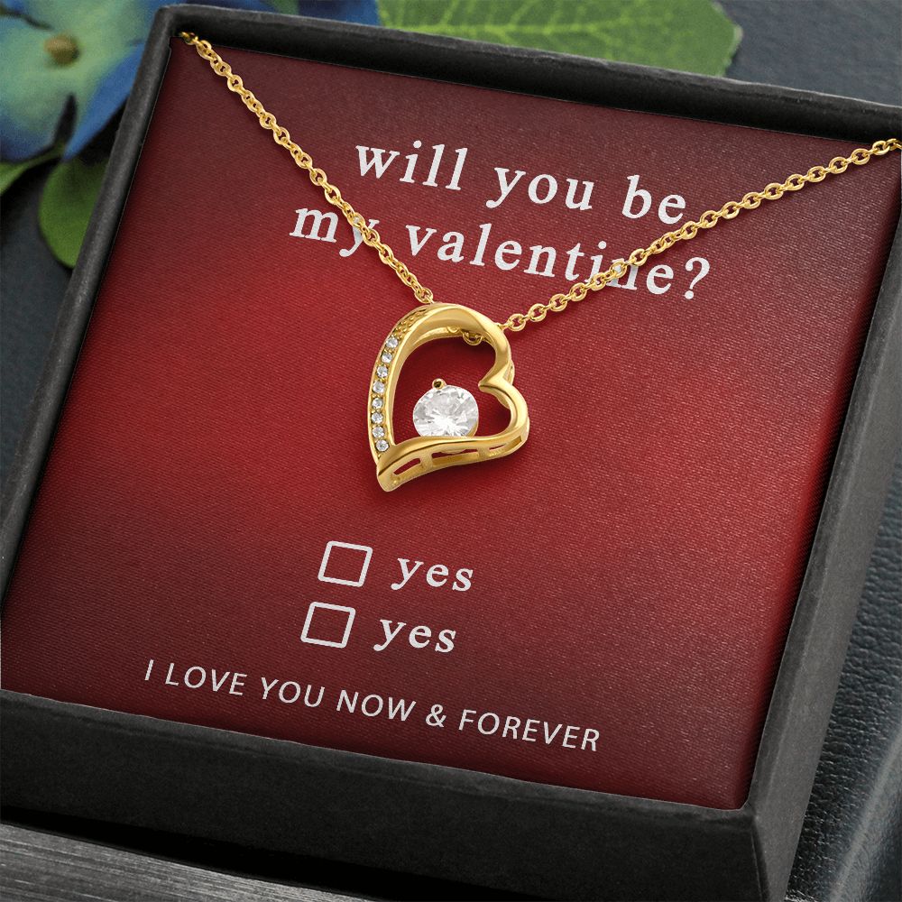 Best Gifts For Her - Will You Be My Valentine Gift - Forever Love Necklace #e223 - Image 9