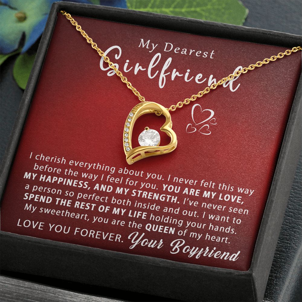 Best Gifts For Her - To My Girlfriend Personalized Forever Love Necklace - I cherish everything about you #e222 - Image 5
