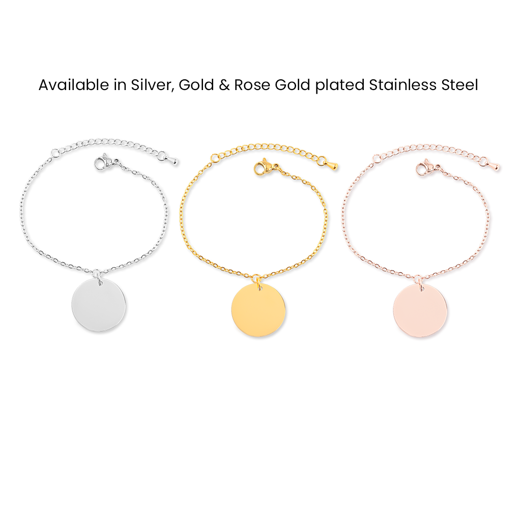 Personalized Birth flower With Name Bracelet - Image 5