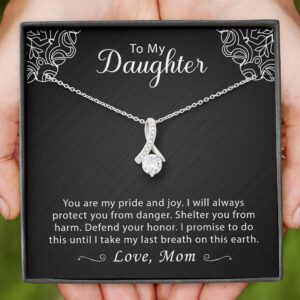 Best Gift For Daughter From Mom - You are my pride and joy - Alluring Beauty Necklace #e19