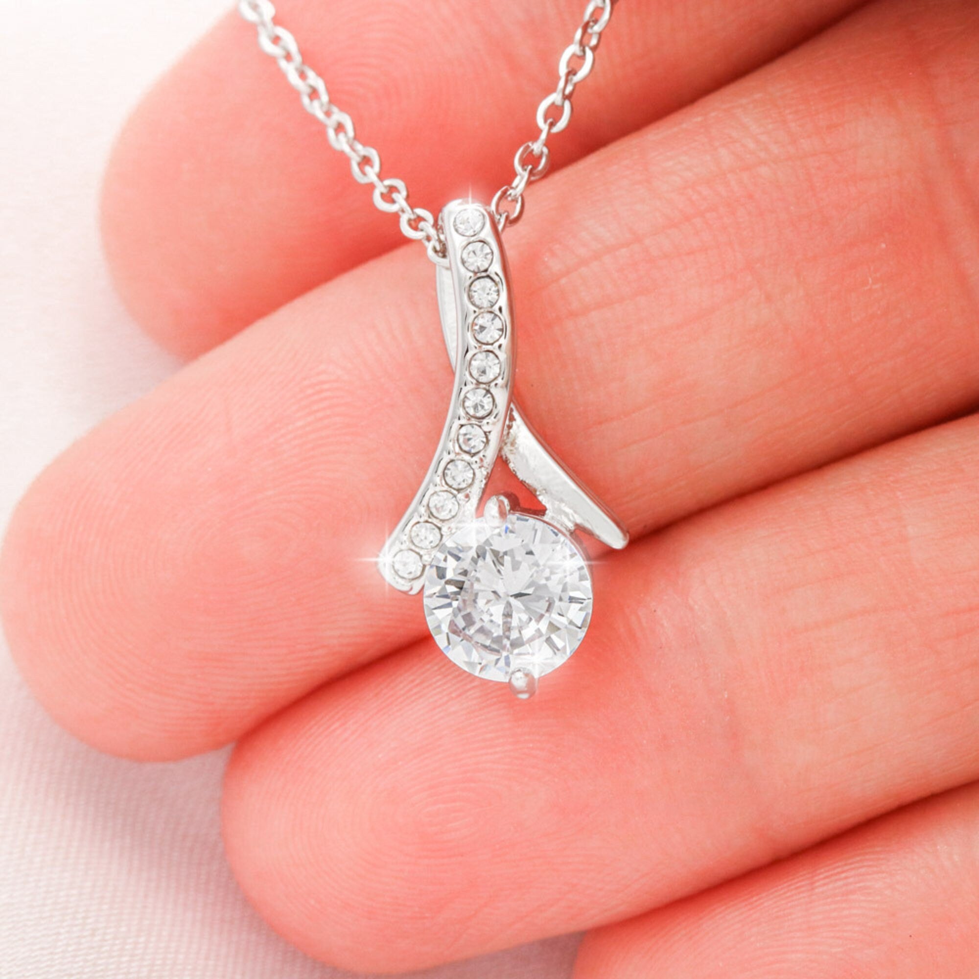Best Gift For Daughter From Mom - You are my pride and joy - Alluring Beauty Necklace #e19 - Image 4