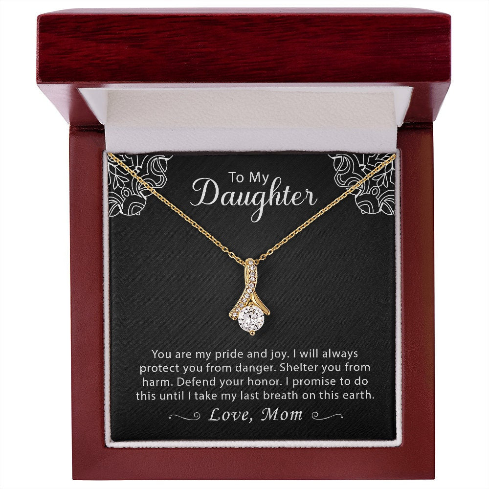 Best Gift For Daughter From Mom - You are my pride and joy - Alluring Beauty Necklace #e19 - Image 9