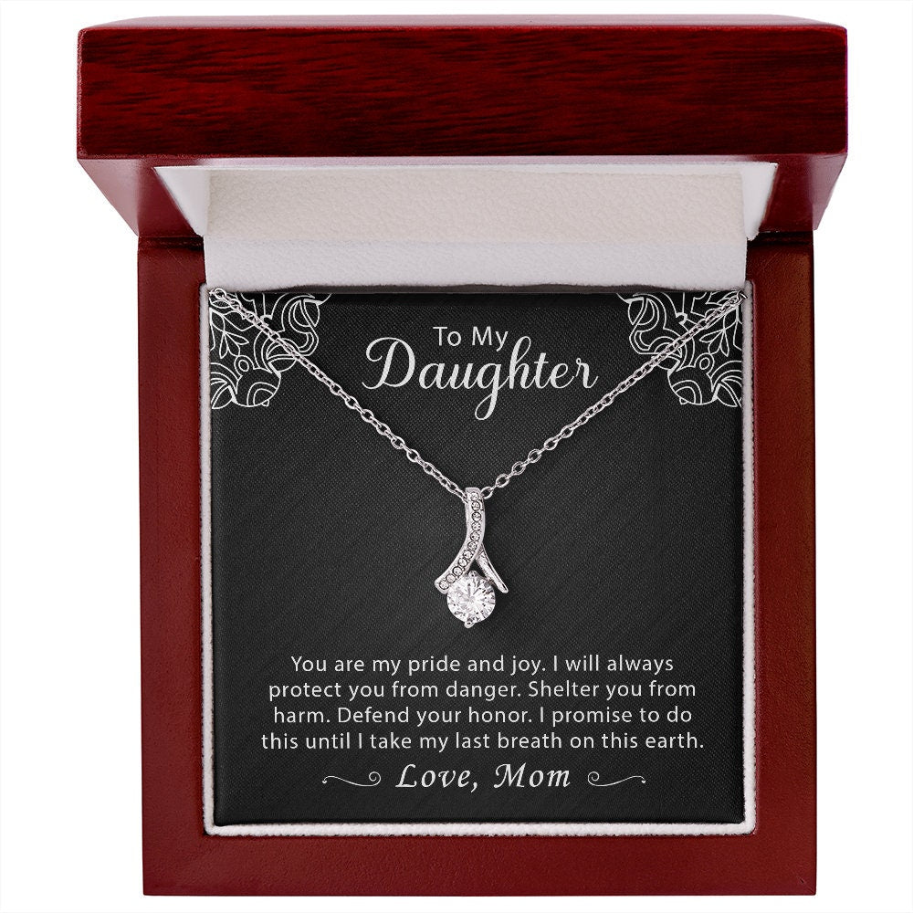 Best Gift For Daughter From Mom - You are my pride and joy - Alluring Beauty Necklace #e19 - Image 8